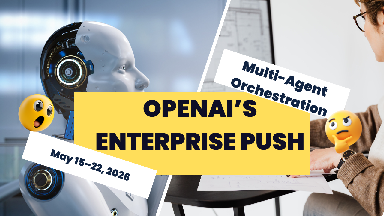 AI Agent Weekly Update (May 15–22, 2026): OpenAI’s Enterprise Push, Multi-Agent Orchestration & the Rise of Autonomous Execution